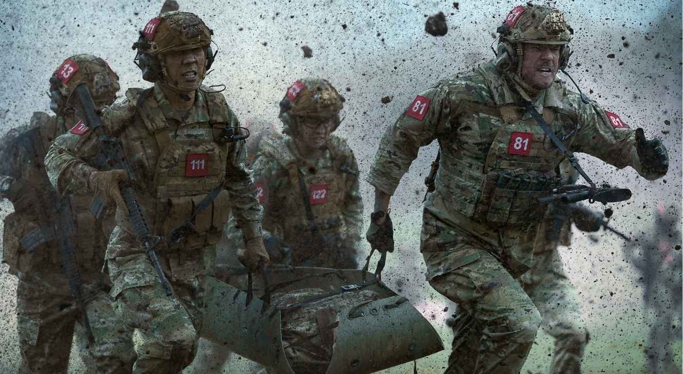 Alan Ritchson in War Machine