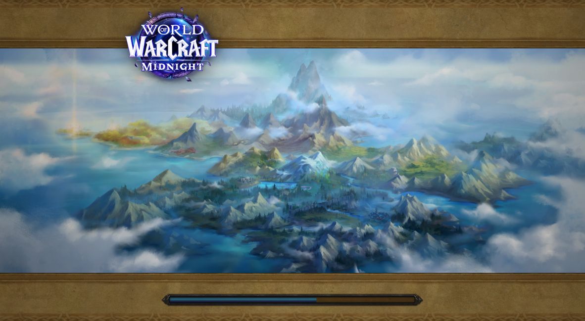 Loading screen in World of Warcraft: Midnight