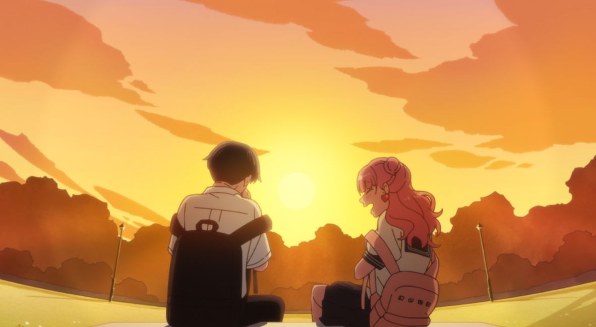 Tani and Suzuki sit together 