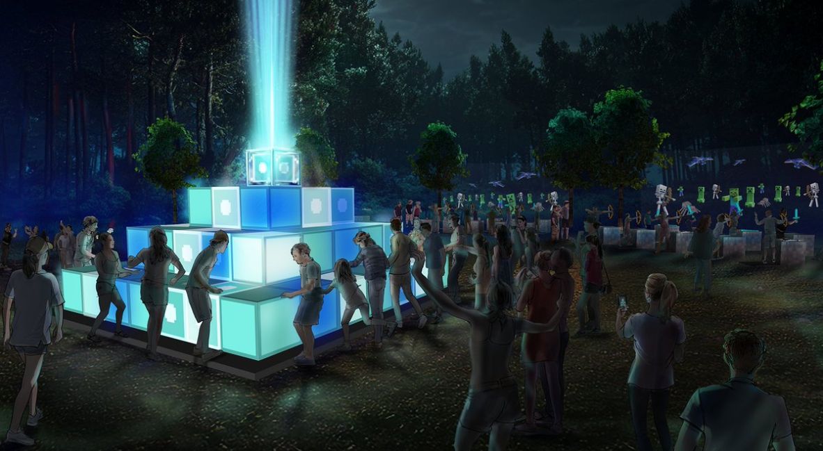 Minecraft Live 2026 - Concept Art for Moonlight Trails