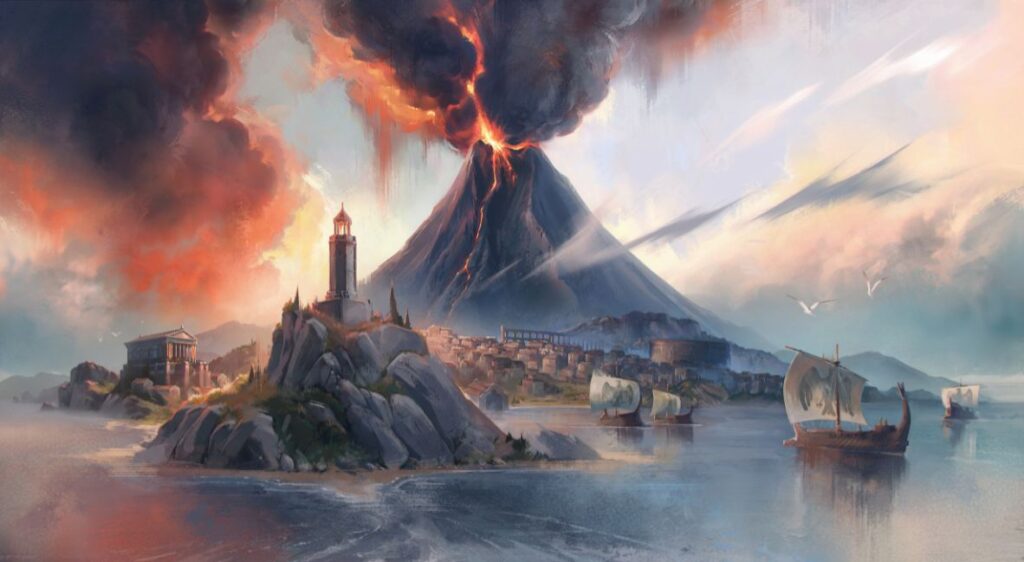 ANNO 117 DLC Prophecies of Ash keyart