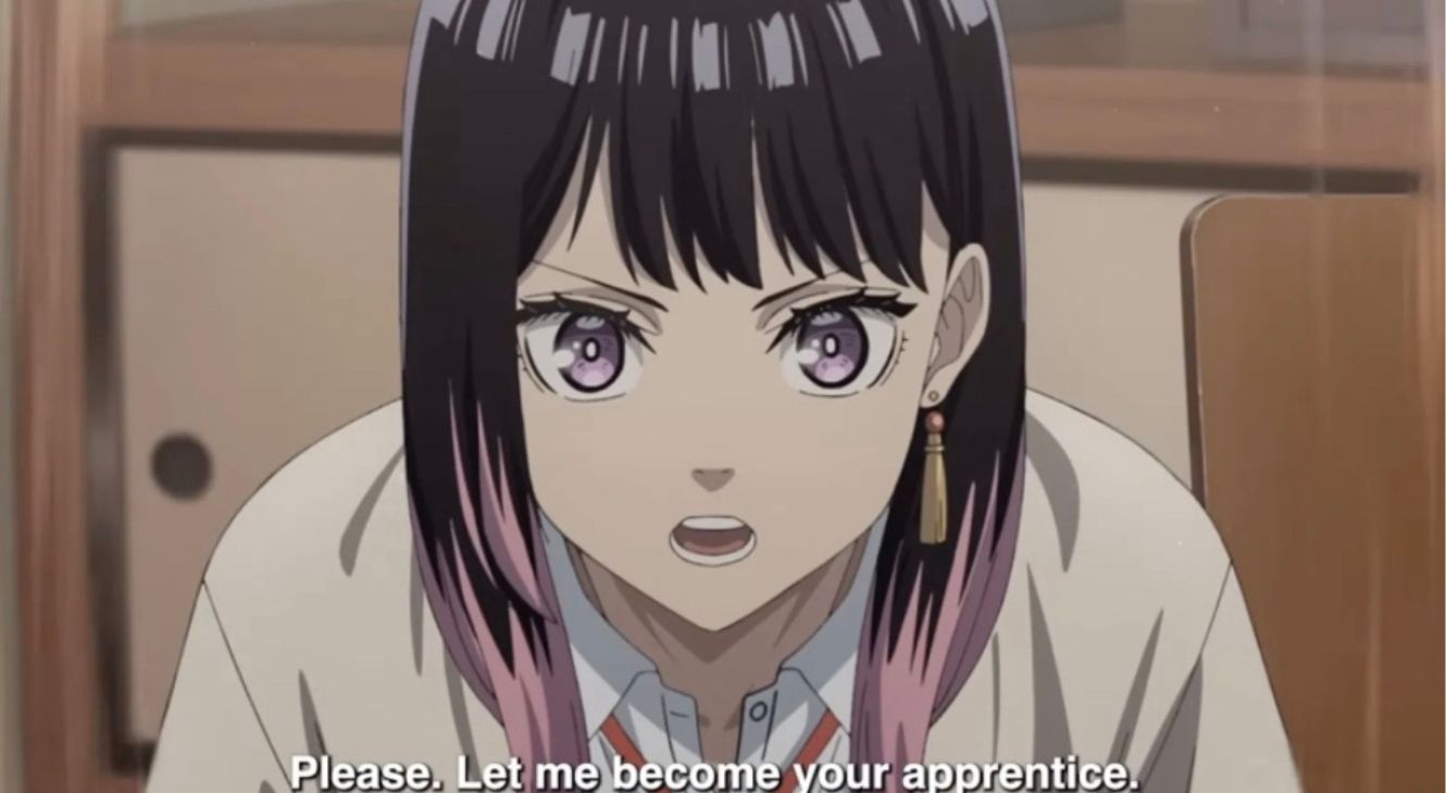 Akane in Akane-banashi Episode 2