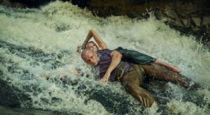 Taron Egerton and Charlize Theron in Apex
