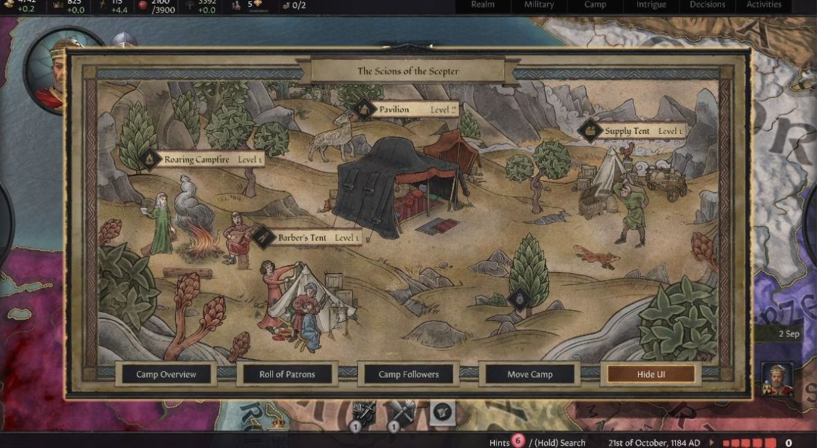 Crusader Kings III: Roads to Power promo still from Paradox Interactive