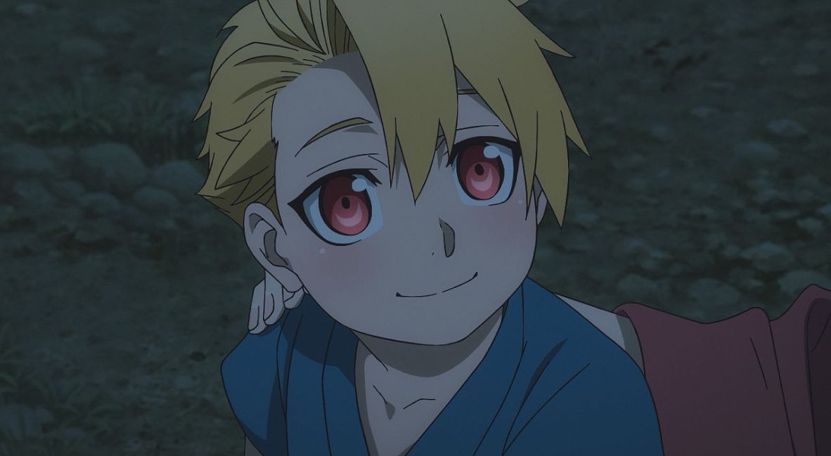 A flashback shows Yuru as a child
