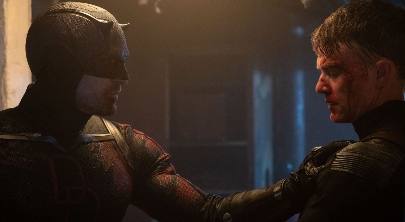 Wilson Bethel and Charlie Cox in Daredevil: Born Again Season 2 Episode 5