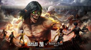 Dead by Daylight Attack on Titan collection key art