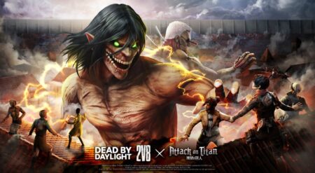 Dead by Daylight Attack on Titan collection key art