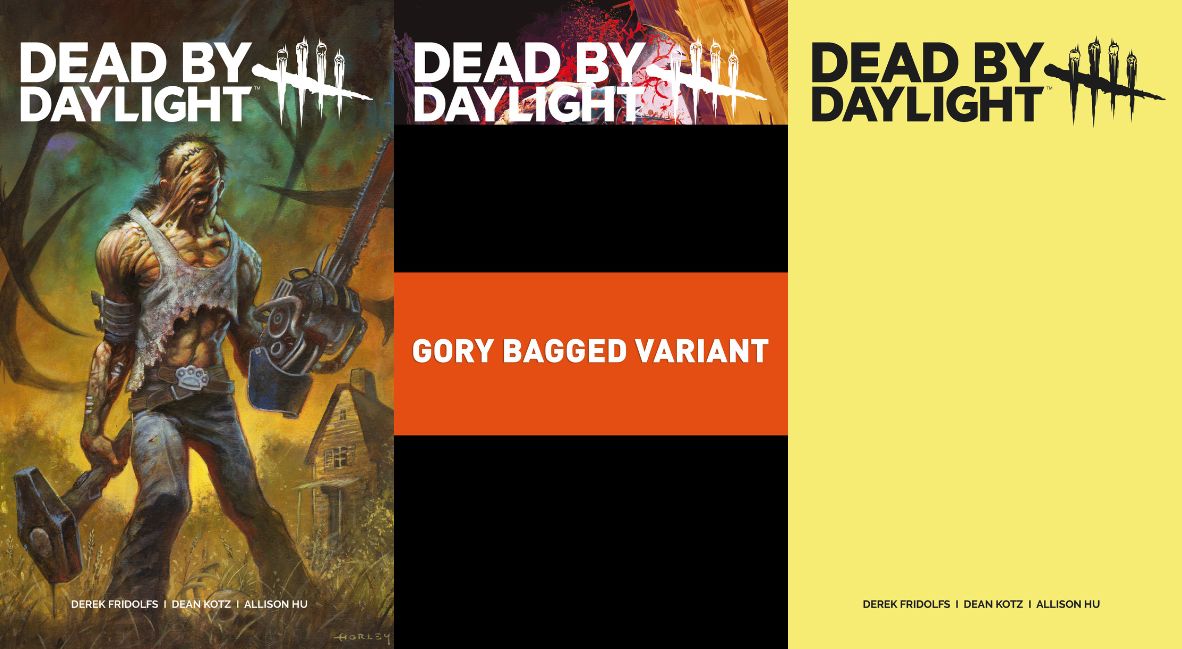 Dead by Daylight comic series covers from Titan Comics
