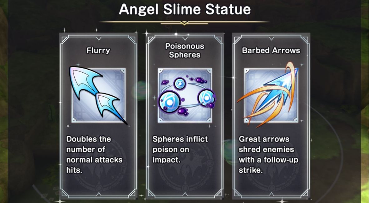 Dragon Quest Smash/Grow Blessing Selection