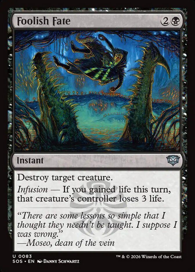 Foolish Fate Magic Card