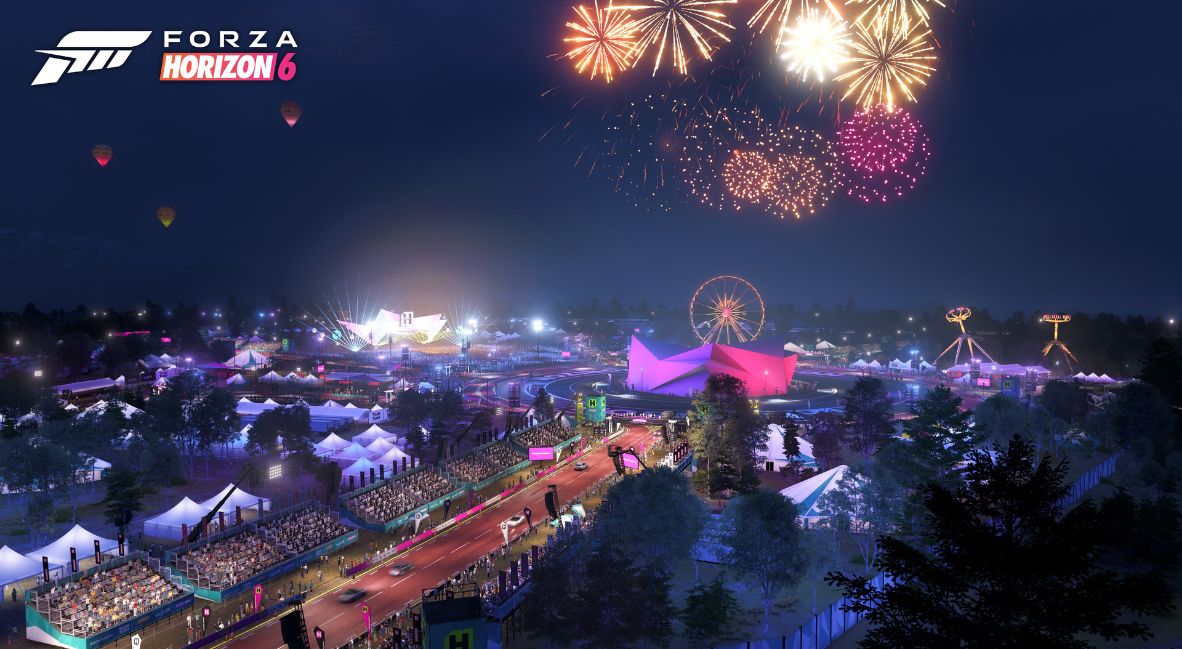 A shot of the landscape from Forza Horizon 6