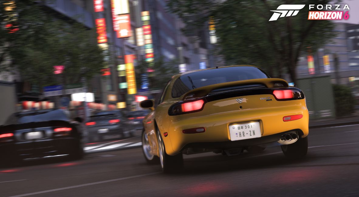 One of the cars racing in Forza Horizon 6