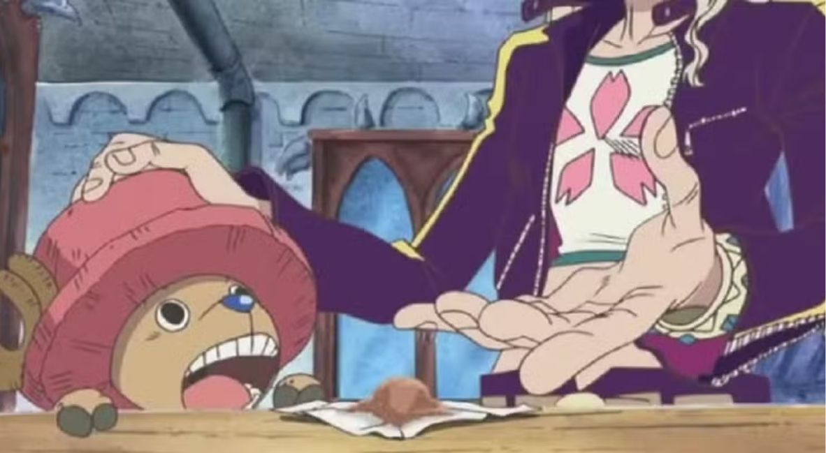 One Piece Chopper Learning Medicine