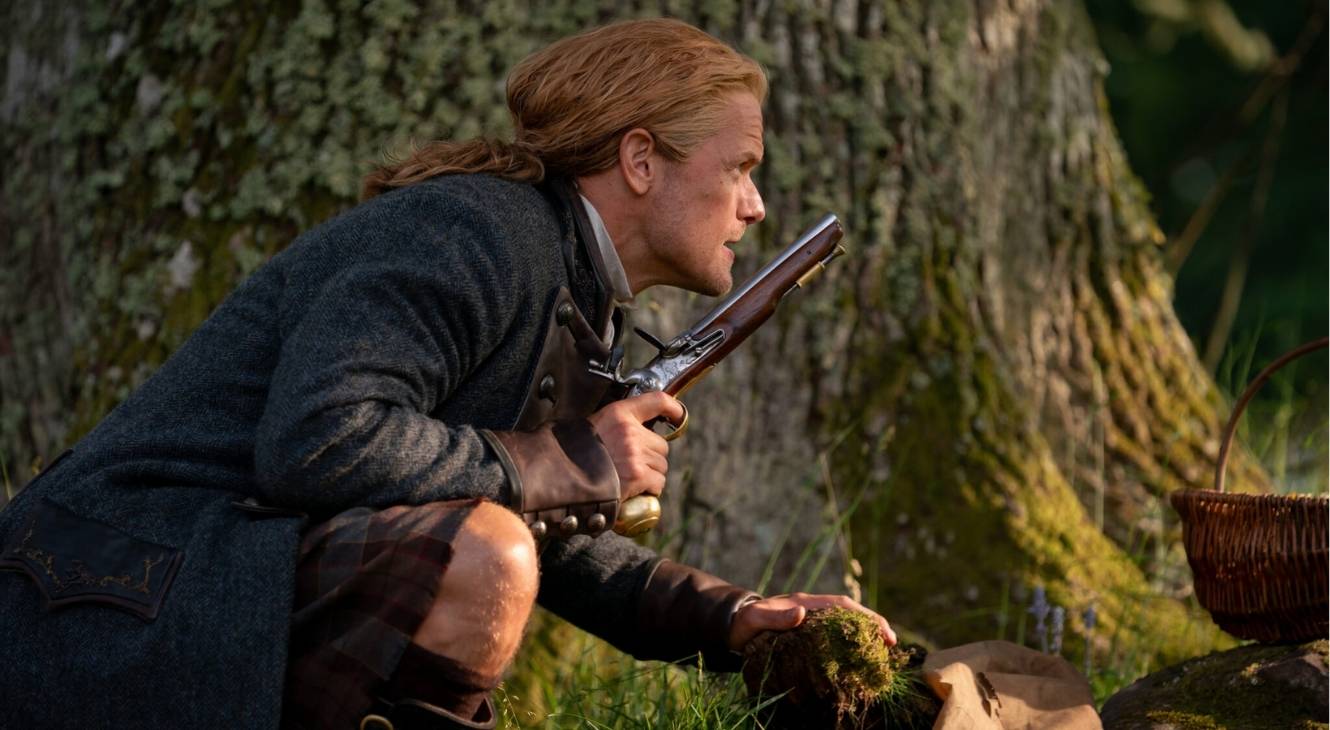 Sam Heughan in Outlander Season 8 Episode 5