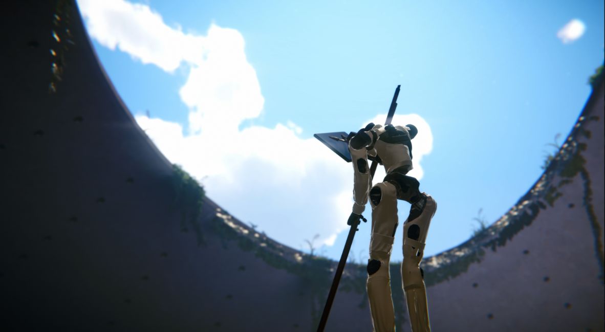 Prove You're Human still from Sunset Visitor and Black Tabby Publishing