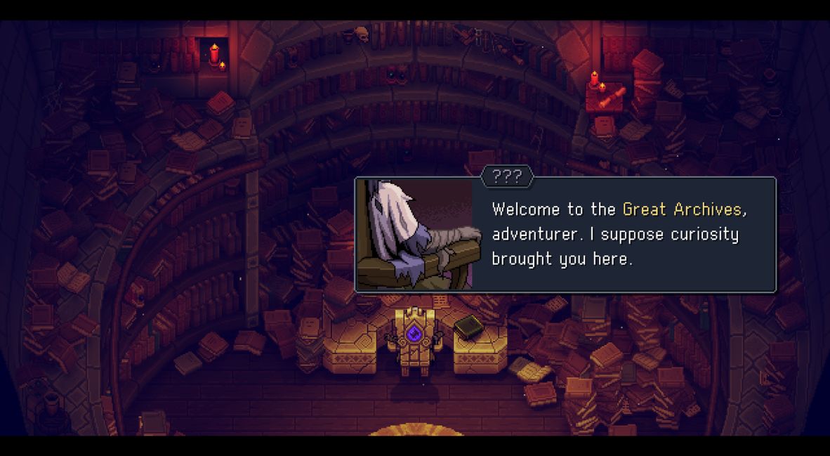 The welcome screen in Sea of Stars