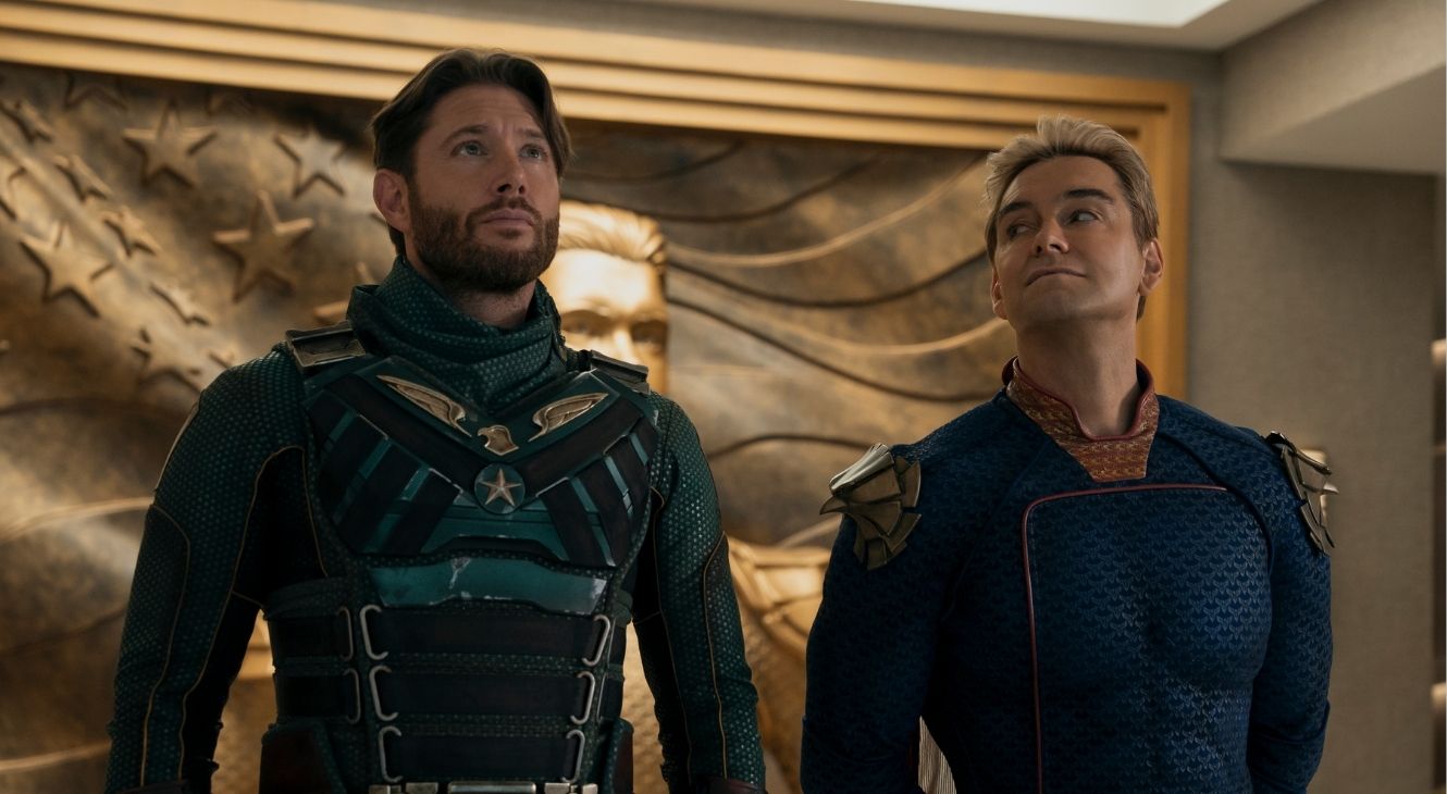 Jenson Ackles and Antony Starr in The Boys Season 5