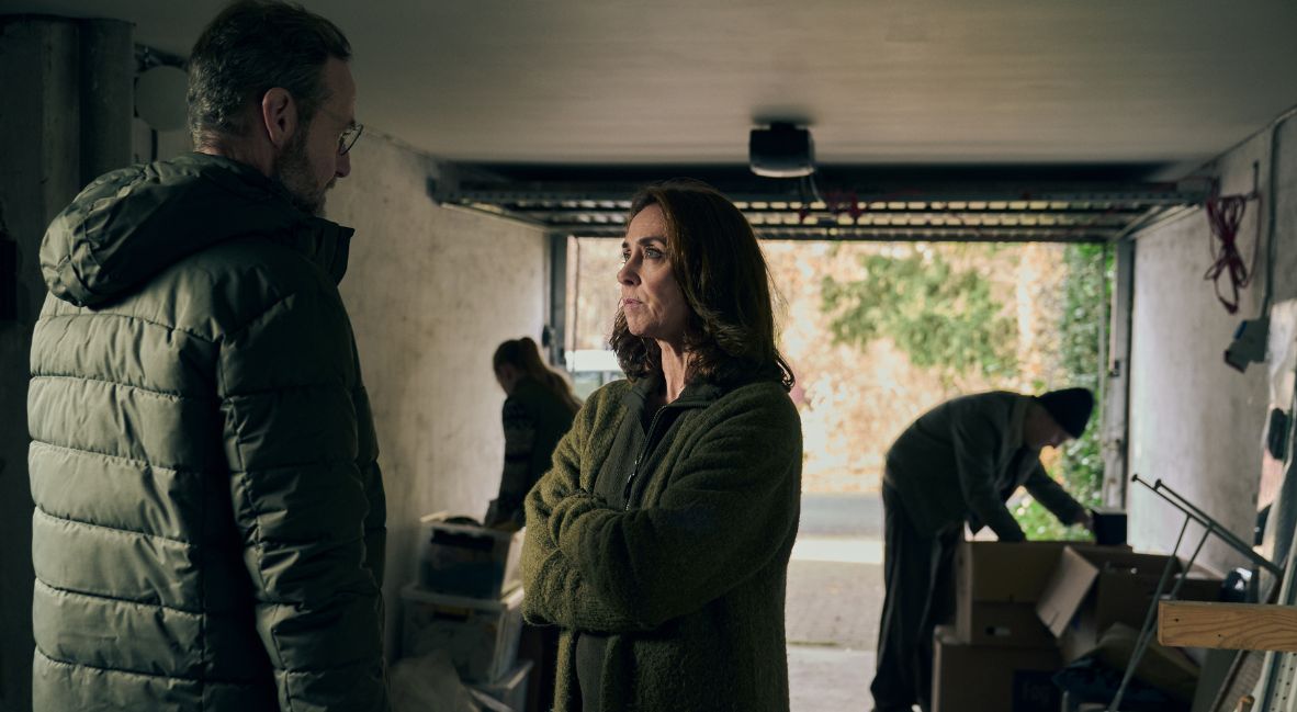 A scene from The Chestnut Man Hide and Seek