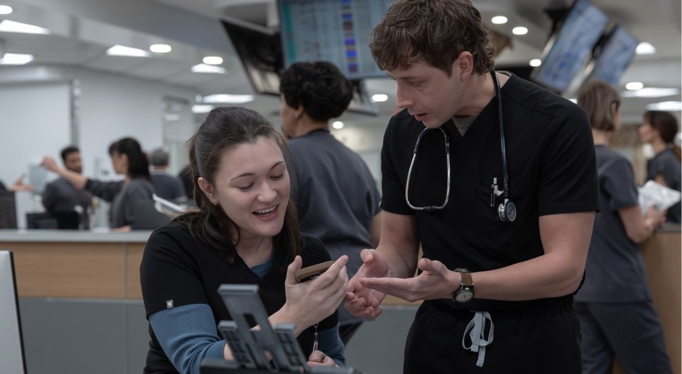 RECAP: 'The Pitt' Season 2 Episode 14 — "8:00 P.M." 4 Santos and Whitaker in The Pitt Season 2 Episode 14