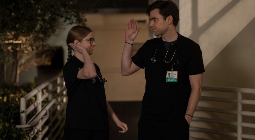 Mel and Langdon in The Pitt Season 2 Episode 15 streaming now on HBO Max