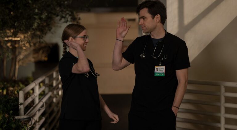 Mel and Langdon in The Pitt Season 2 Episode 15 streaming now on HBO Max