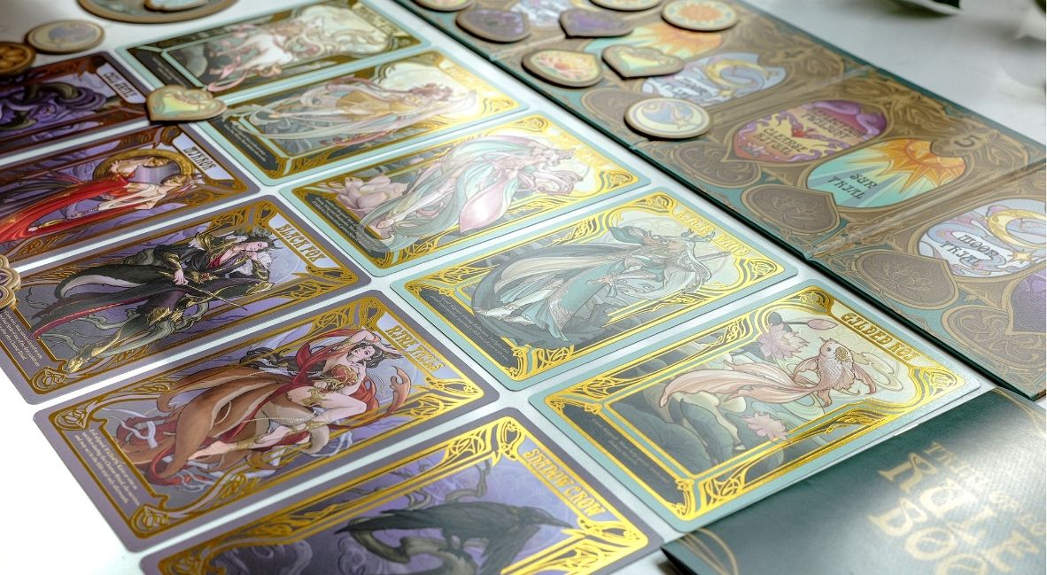 Trial of Lotus Cards and Tokens