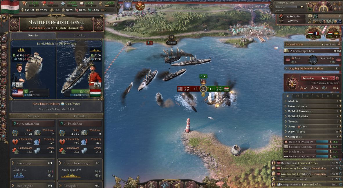 Victoria 3 The Great Wave keyart from Paradox Interactive