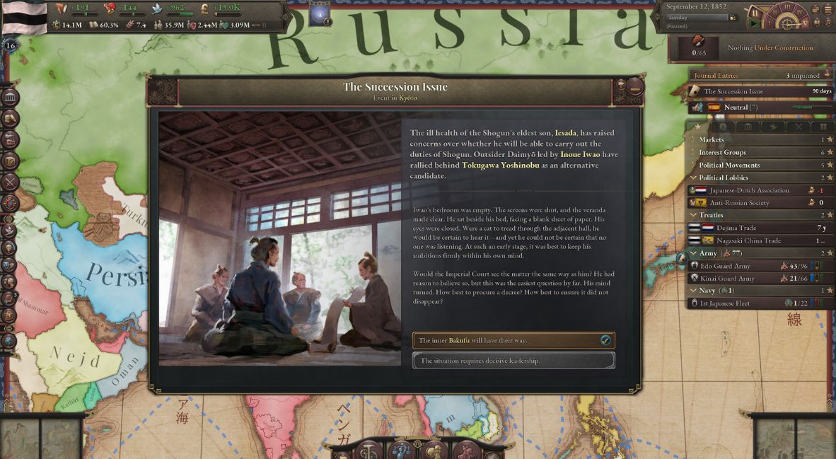 Victoria 3 The Great Wave keyart from Paradox Interactive