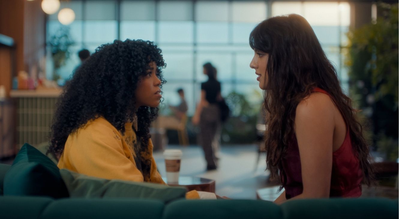 Juliana and Praveena talking in XO Kitty Season 3