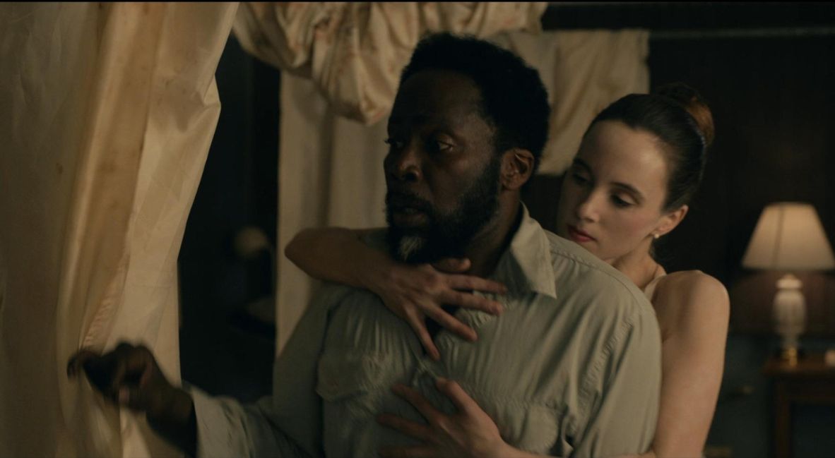 Boyd being grabbed by a monster in season 2 episode 6 of FROM