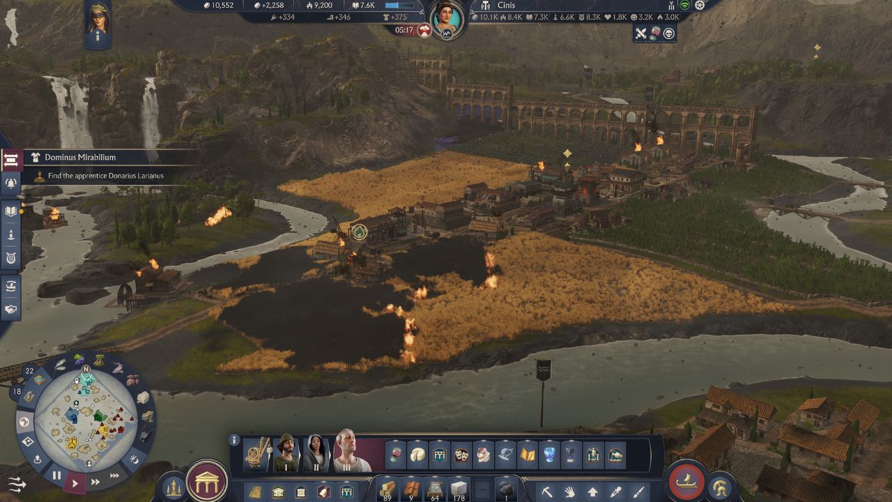 Anno 117 Prophecies of Ash DLC gameplay screenshot