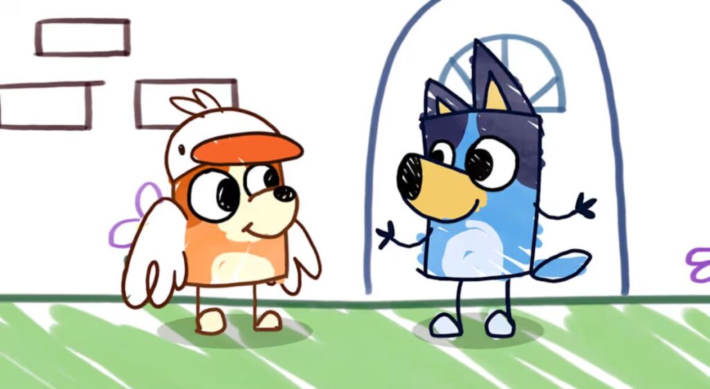 Bluey's Quest for the Gold Pen promotional gameplay screenshot