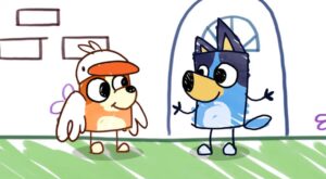Bluey's Quest for the Gold Pen promotional gameplay screenshot