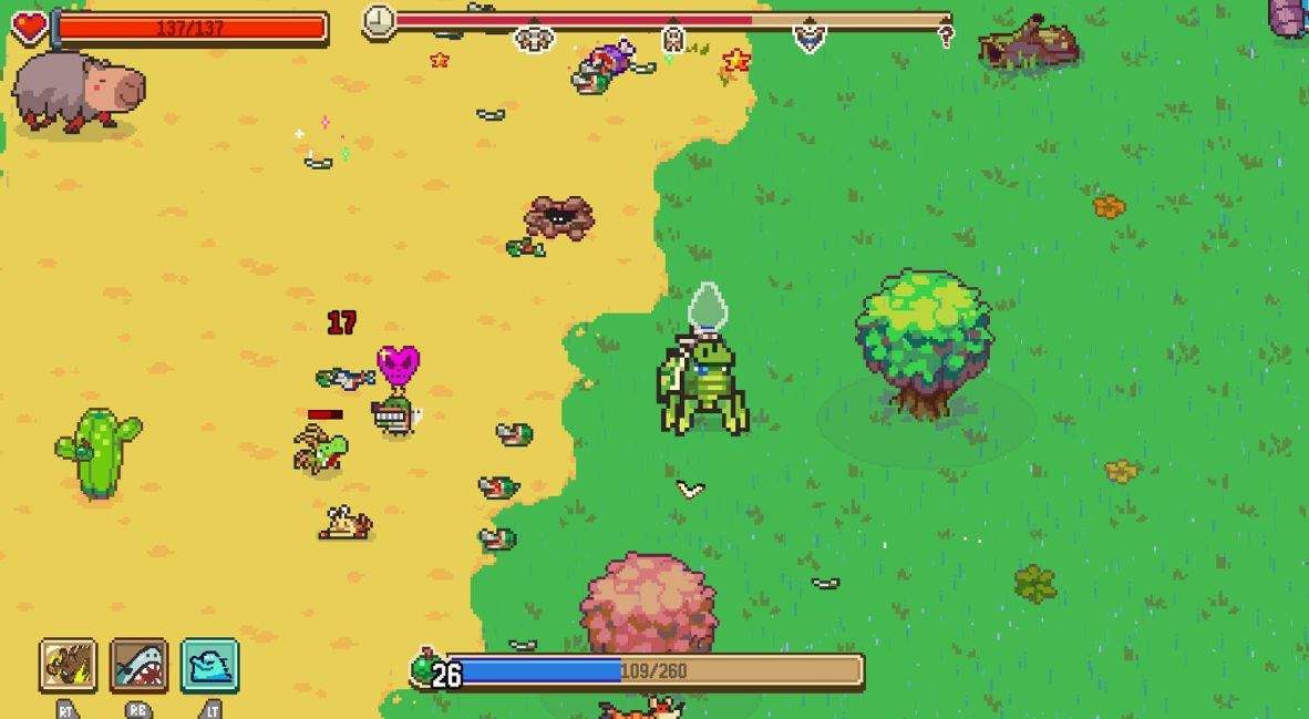 Gameplay from Everything is Crab