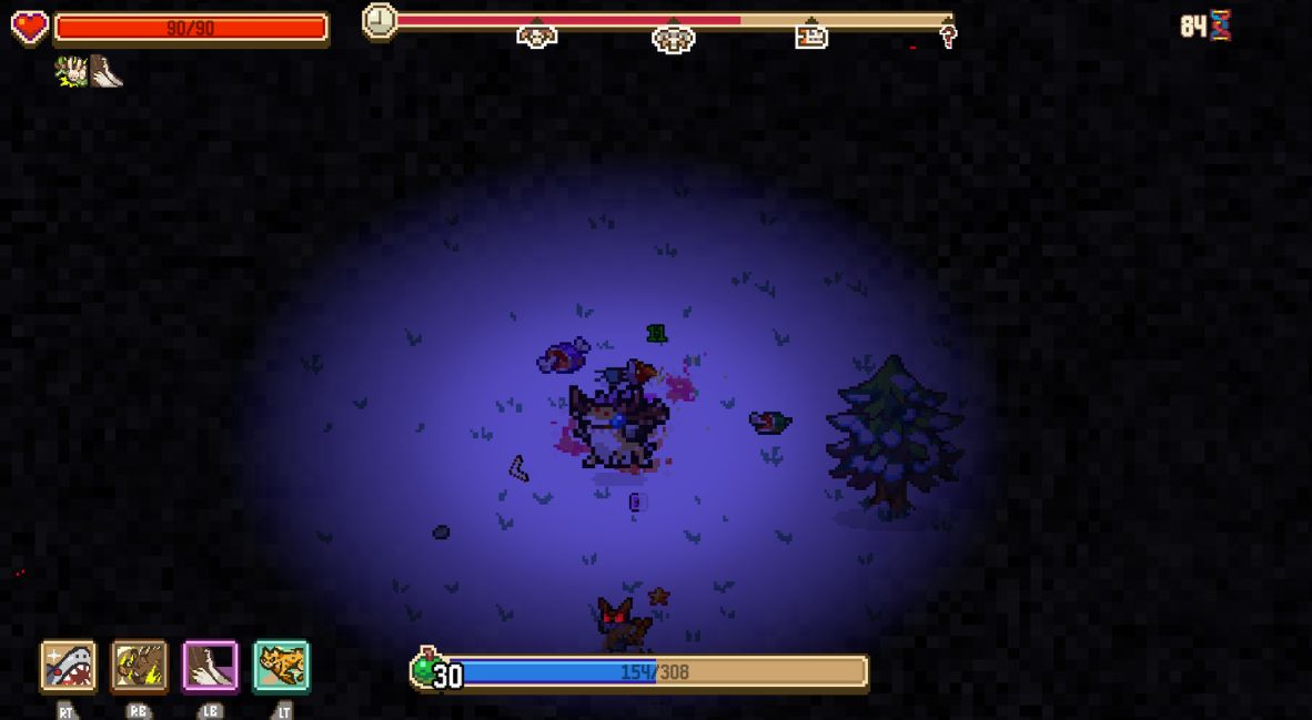 Night time in Everything is Crab