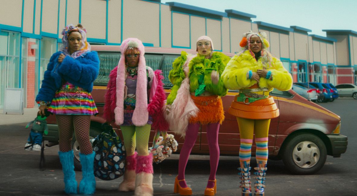Sade, Corvette, Jianhu, and Mariah on a heist