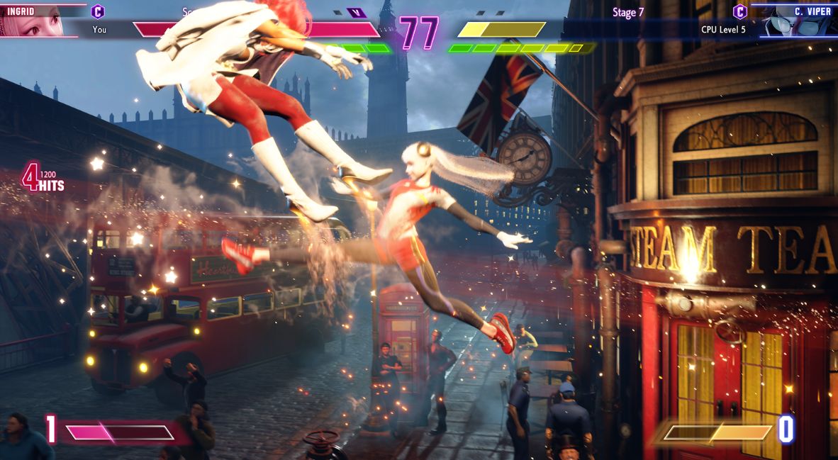 Gameplay in Street Fighter 6 featuring Ingrid