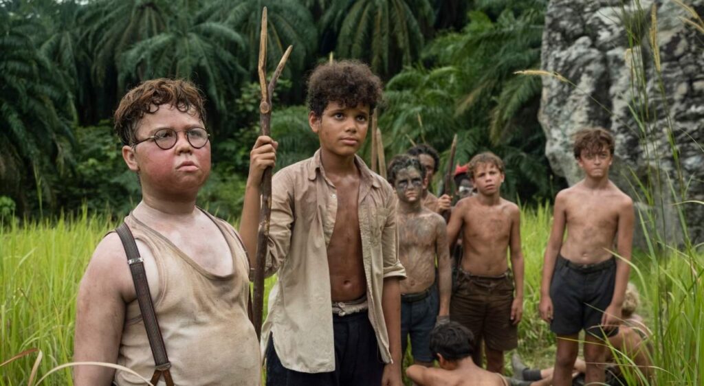 The boys in Lord of the Flies (2026)