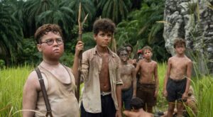 The boys in Lord of the Flies (2026)