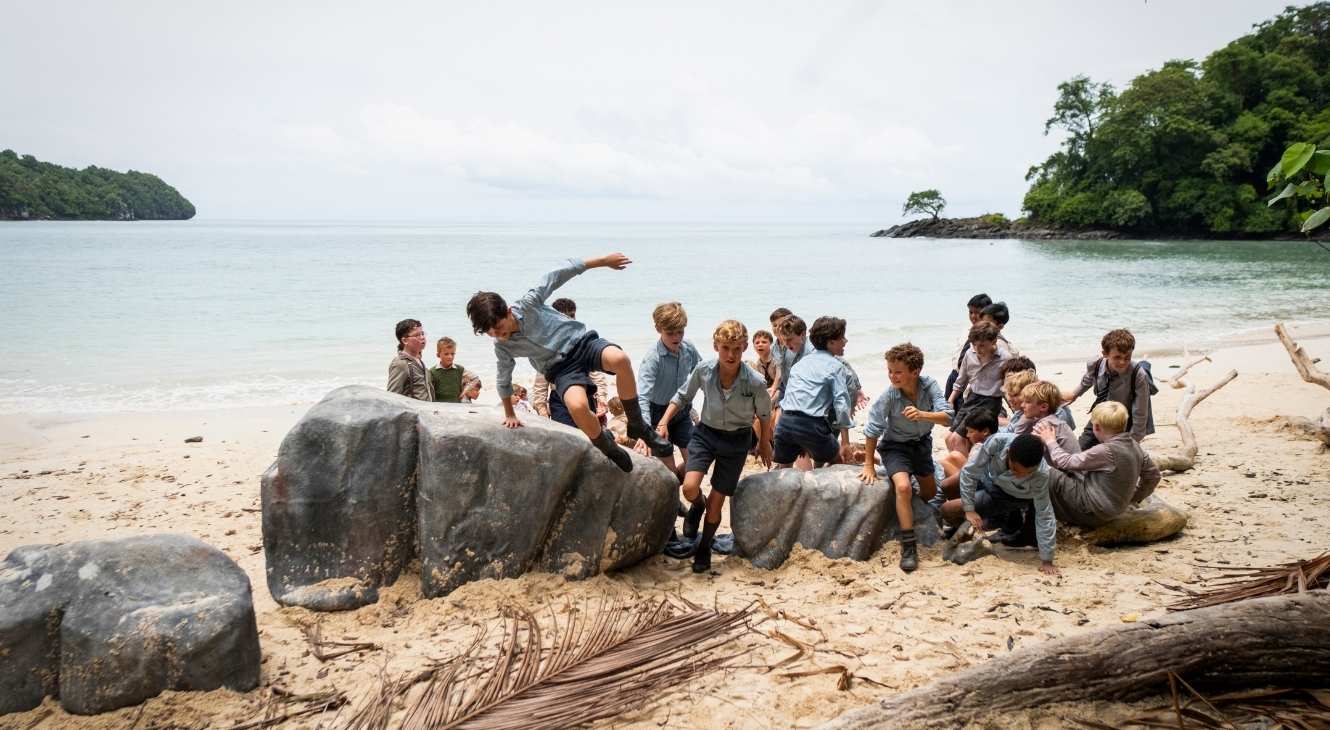 The boys in Lord of the Flies (2026)
