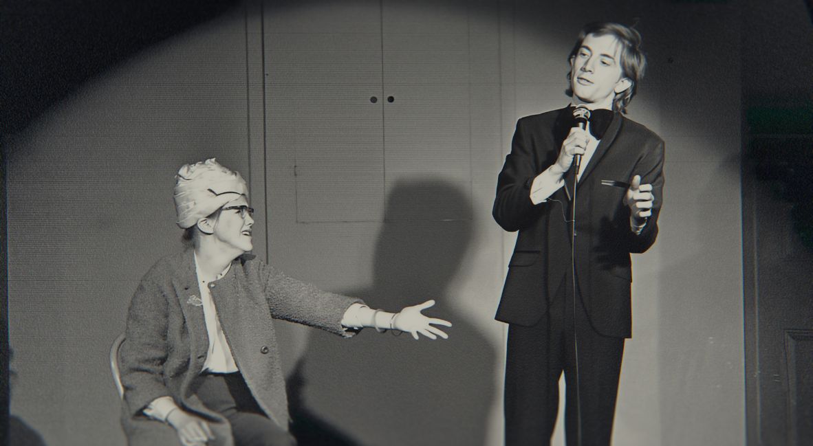 A young Catherine O'Hara and Martin Short