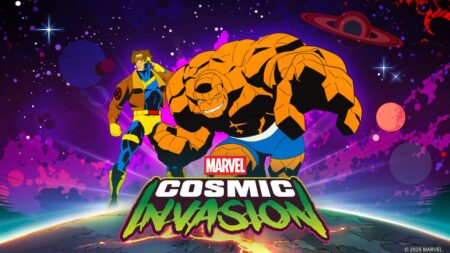 Cyclops and The Thing in Marvel Cosmic Invasion