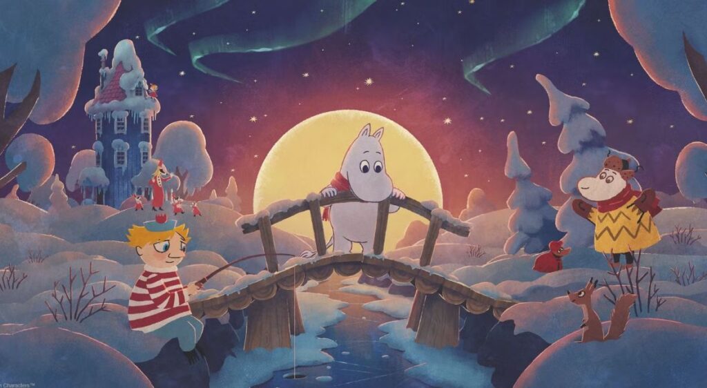Moomintroll Winter’s Warmth - promotional still from Hyper Games