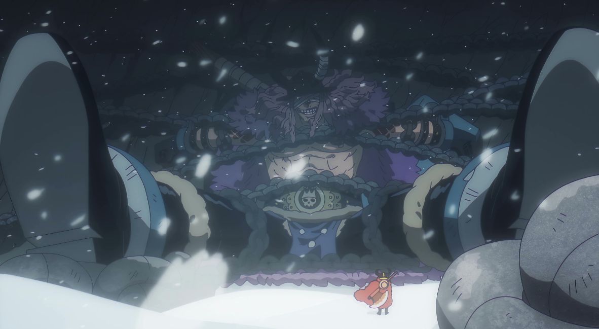 Loki appears in front of Luffy in One Piece Episode 1160