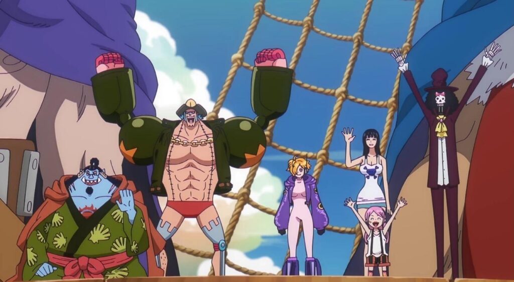 Ship crew in One Piece Episode 1162