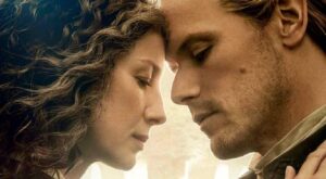 Sam Heughan and Caitríona Balfe in Outlander Season 8