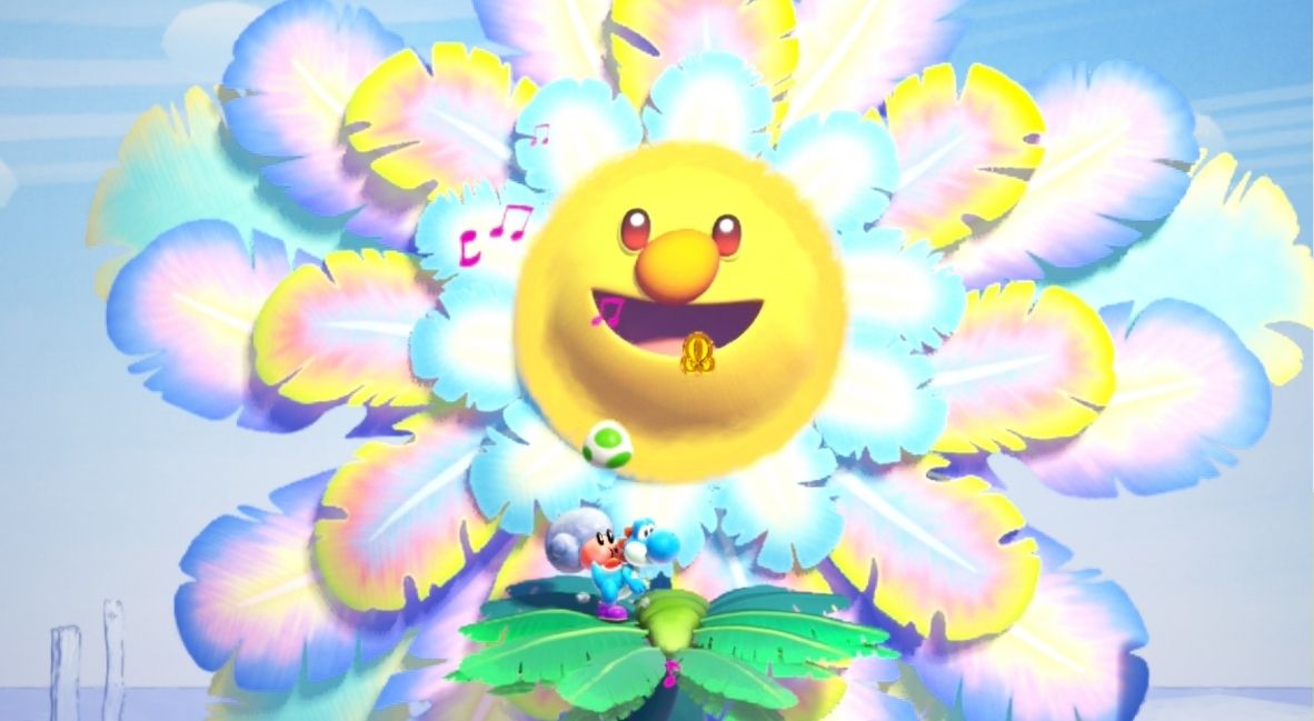 Yoshi and the Mysterious Book Giant Flower