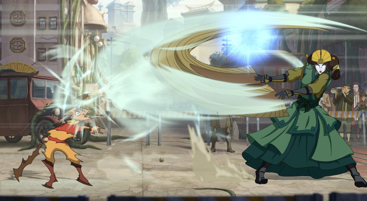 Aang versus Avatar Kyoshi