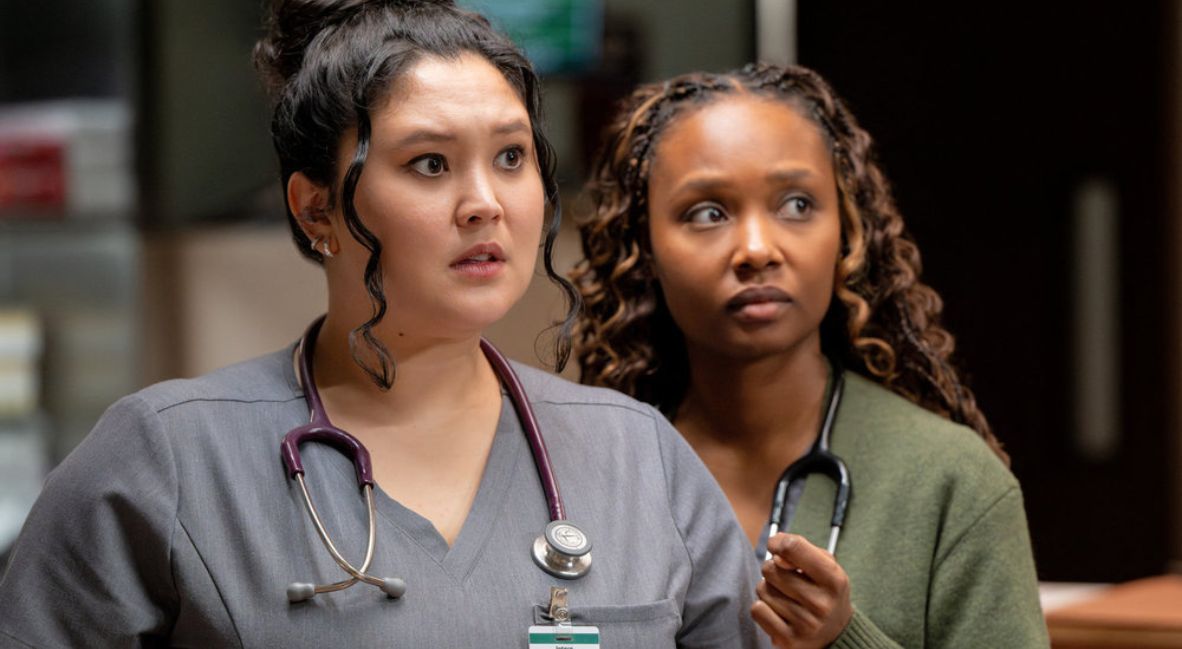 Dana and Ericka in Brilliant Minds Season 2 Episode 16